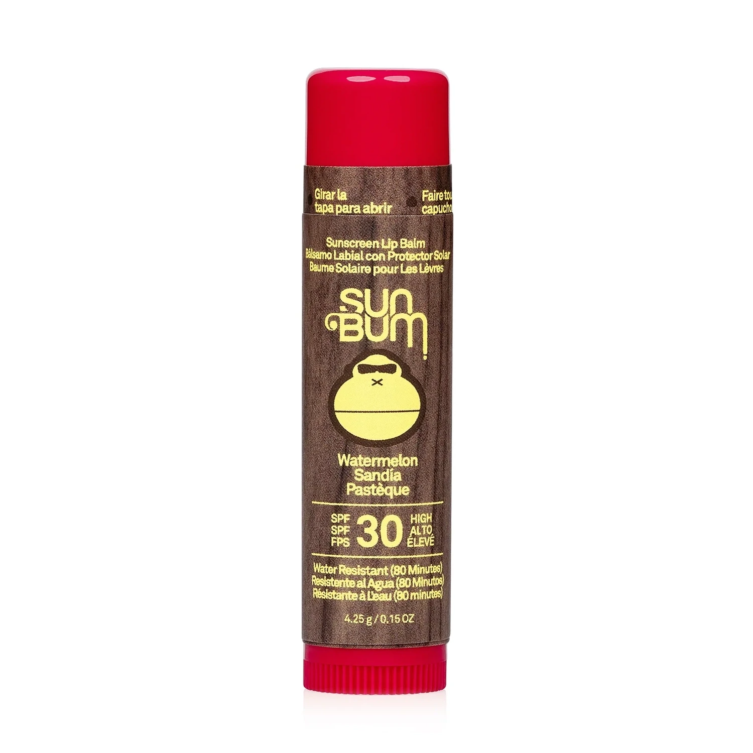 SUN BUM ORIGINAL SPF 30 LIP BALM WATERMELON 4.25G SUN BUM ORIGINAL SPF 30 LIP BALM WATERMELON 4.25G