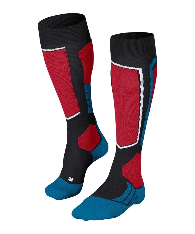 FALKE SK2 Intermediate Men Skiing Knee-high Socks BLACK