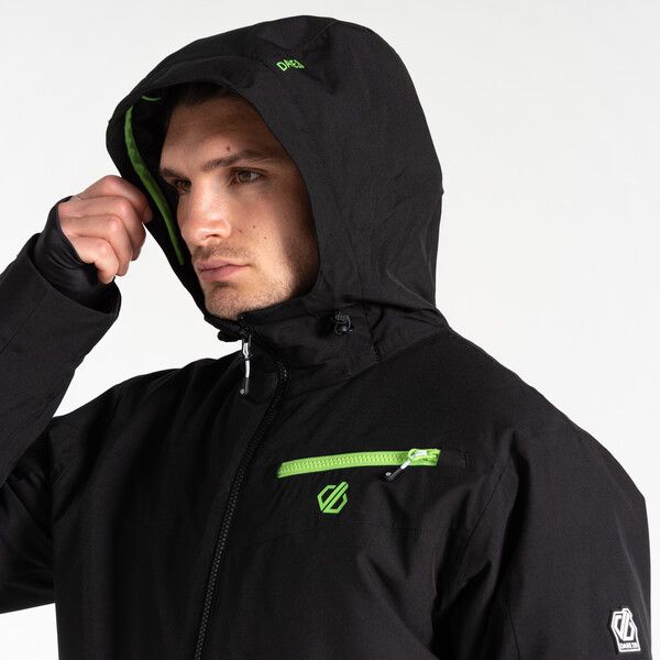 Dare2B Eagle Jacket Black/Green Flash