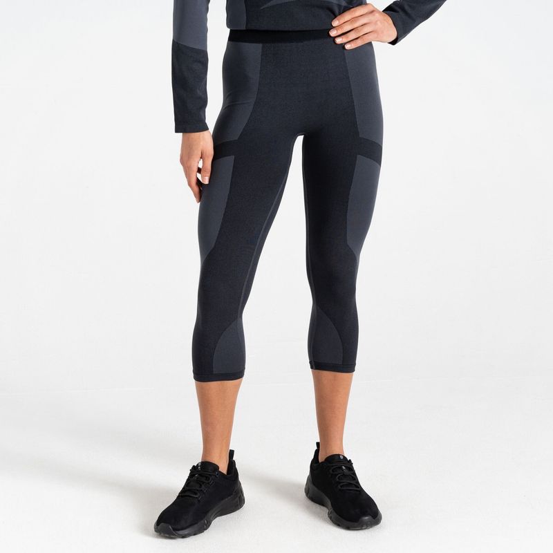 DARE 2B Womens In The Zone Performance 3/4 Legging Base Layer Black