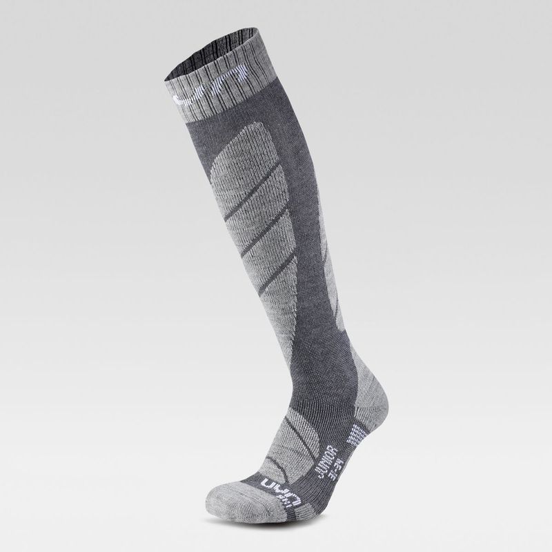 UYN JUNIOR SKI SOCK GRAY