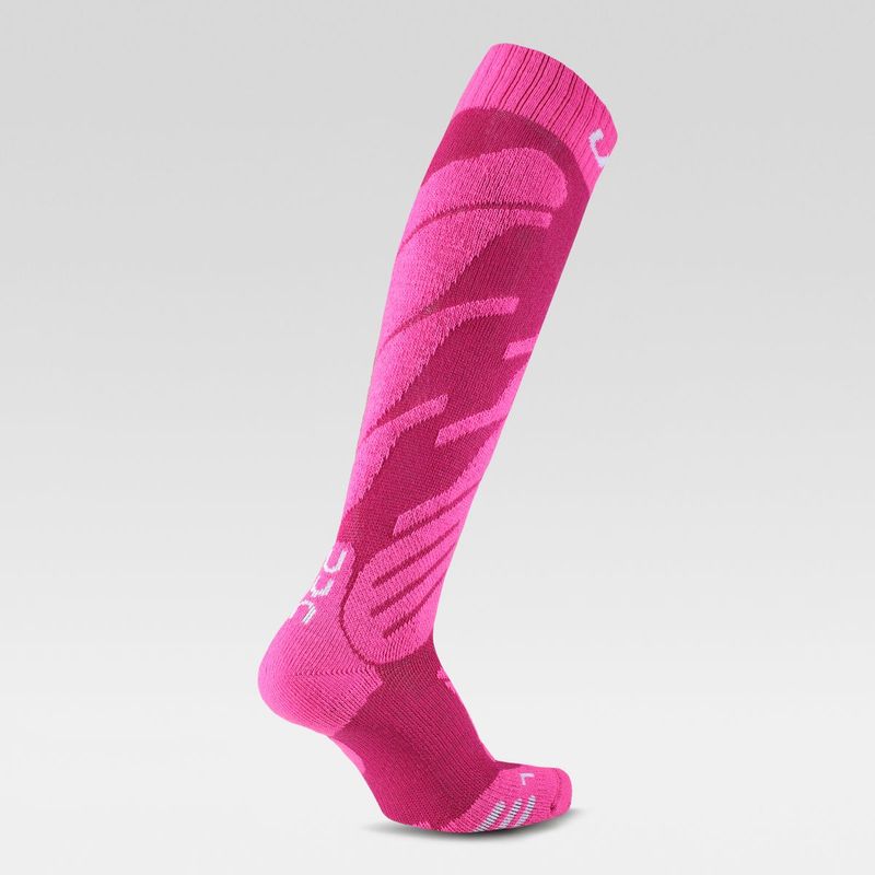 UYN JUNIOR SKI SOCK PINK