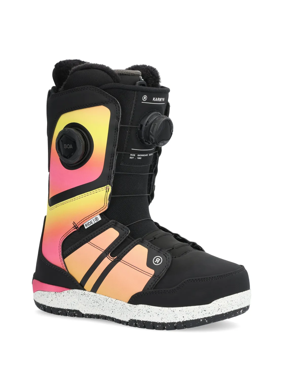 RIDE KAMRYN SNOWBOARD BOOT SUNSET Size UK5 RIDE KAMRYN SNOWBOARD BOOT SUNSET Size UK5