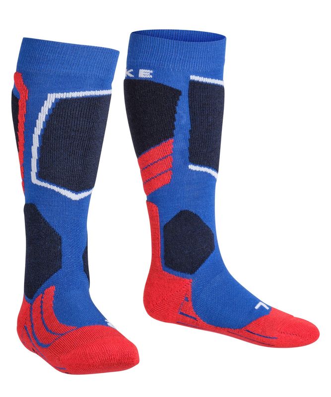 FLAKE SK2 Intermediate Kids Skiing Knee-high socks -cobalt blue