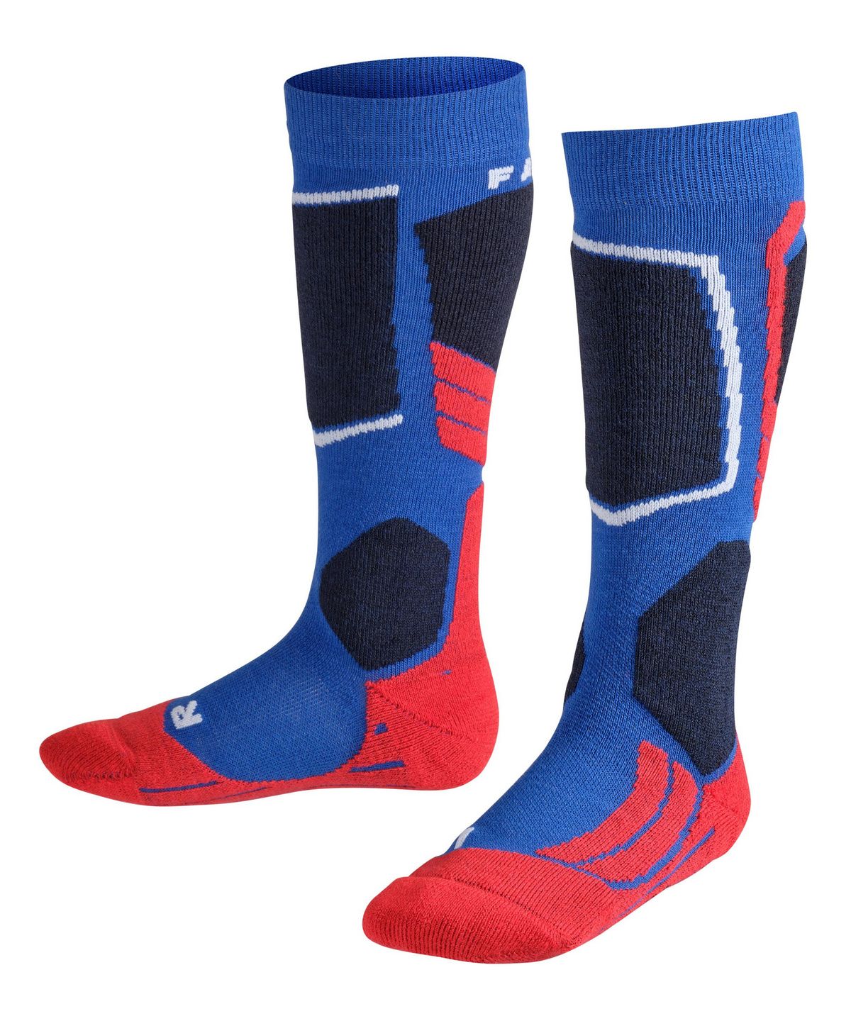 FLAKE SK2 Intermediate Kids Skiing Knee-high socks -cobalt blue