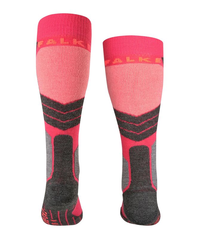 FLAKE SK2 Intermediate Kids Skiing Knee-high socks Rose