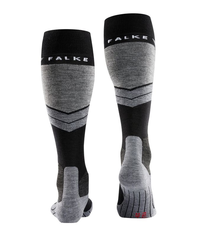FLAKE SK4 Advanced Women Skiing Knee-high socks- Black
