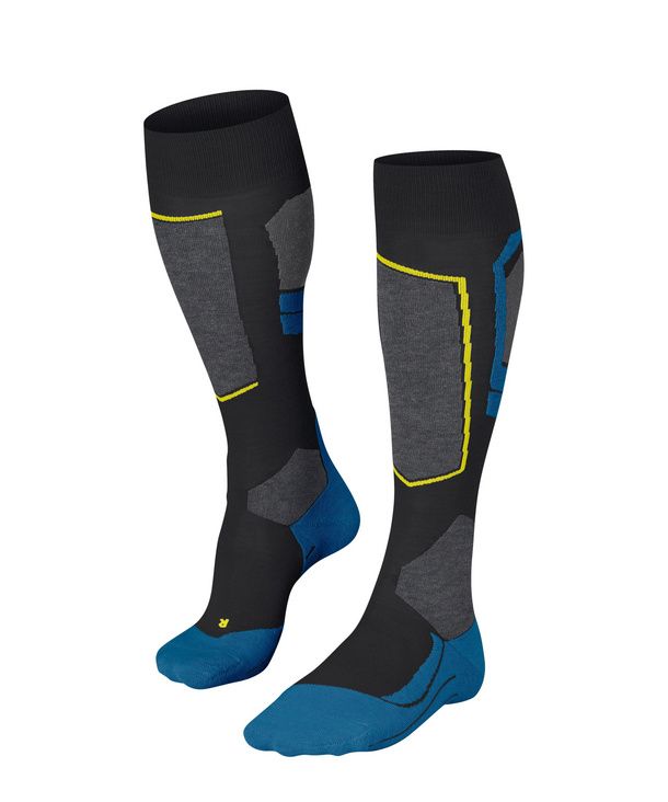 FLAKE SK4 Advanced Men Skiing Knee-high socks- black-mix FLAKE SK4 Advanced Men Skiing Knee-high socks- black-mix