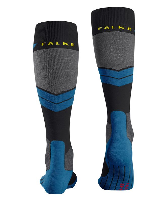 FLAKE SK4 Advanced Men Skiing Knee-high socks- black-mix