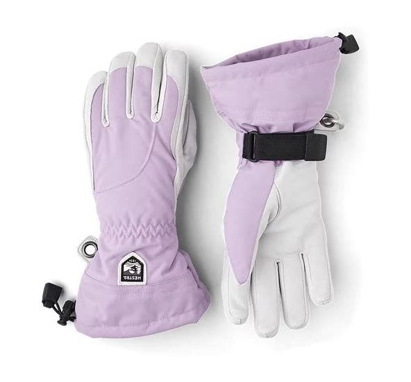 HESTRA Army Leather Heli Ski Female 5-Finger Syringa