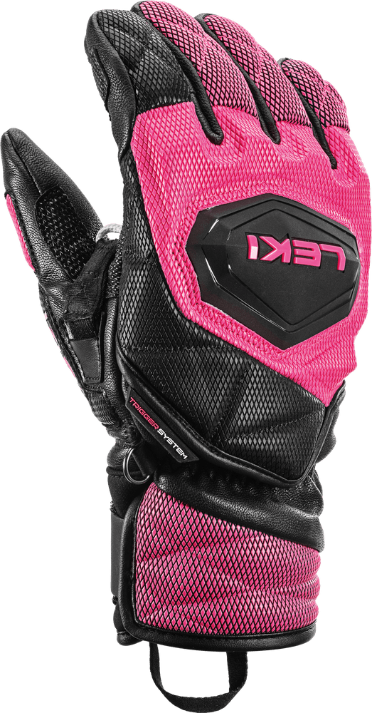 LEKI WCR Venom 3d Jr Black/Pink Glove