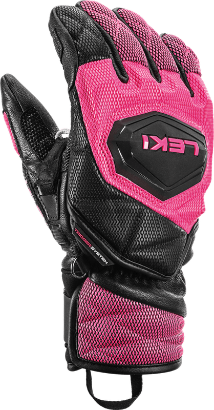 LEKI WCR Venom 3d Jr Black/Pink Glove
