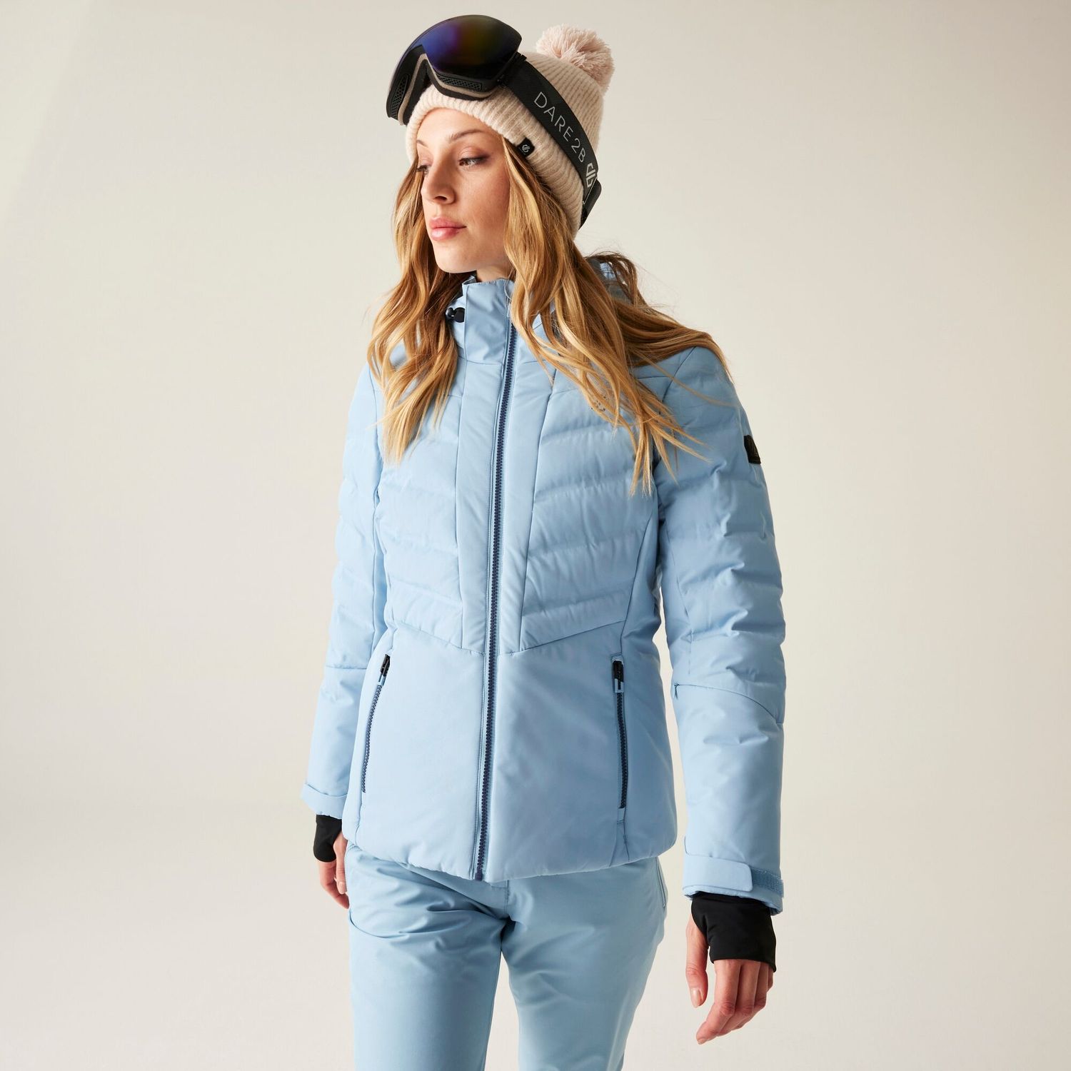 DARE2B Women's Gliding Waterproof Ski Jacket Glacier Lake