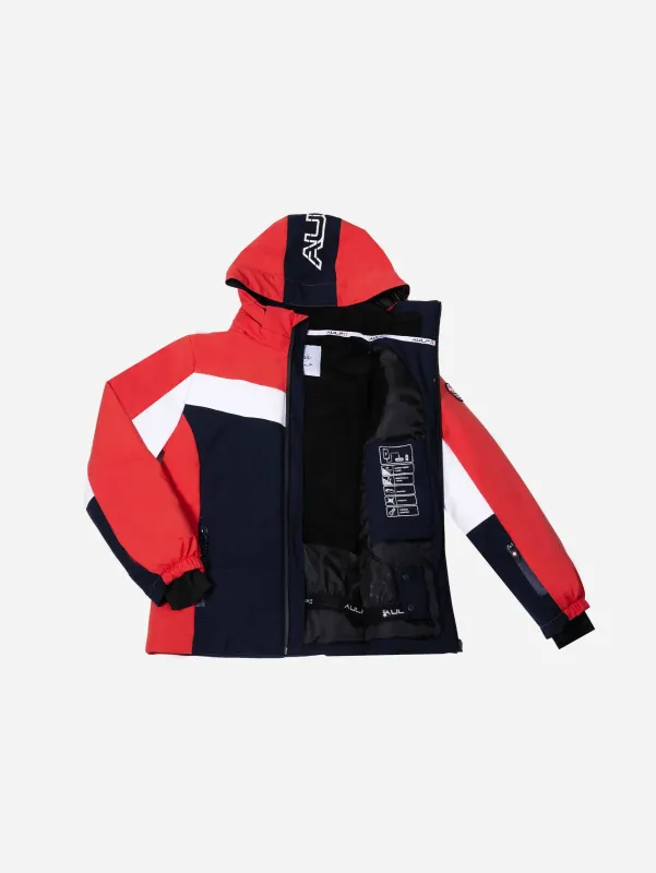 AULP CHAKA KIDS' SKI JACKET Flame Red