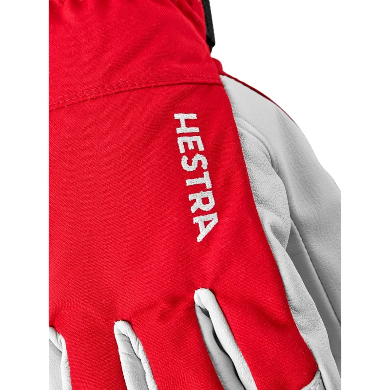 HESTRA Army Leather Heli Ski GLOVE RED