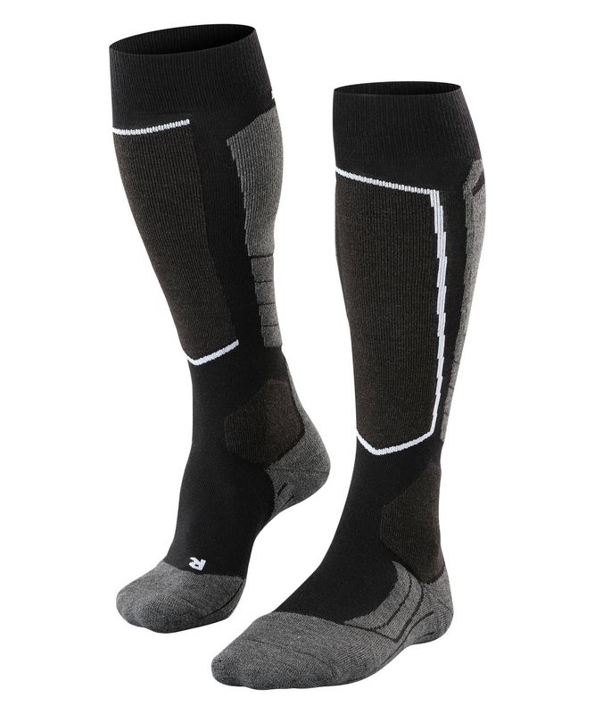 FLAKE SK2 Intermediate Men Skiing Knee-high socks - Black Mix FLAKE SK2 Intermediate Men Skiing Knee-high socks - Black Mix