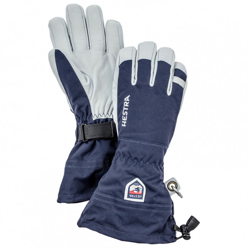 HESTRA Army Leather Heli Ski 5-finger NAVY