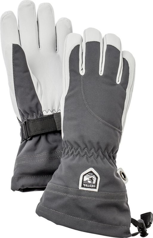 HESTRA Army Leather Heli Ski Female 5-finger Gray