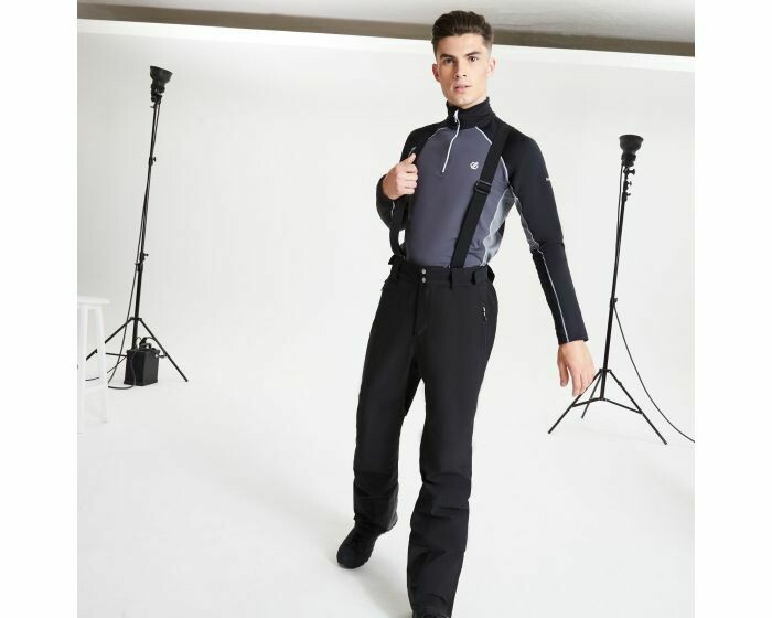 Dare 2B The Jenson Button Edit - Men's Achieve II Waterproof Ski Pants Black