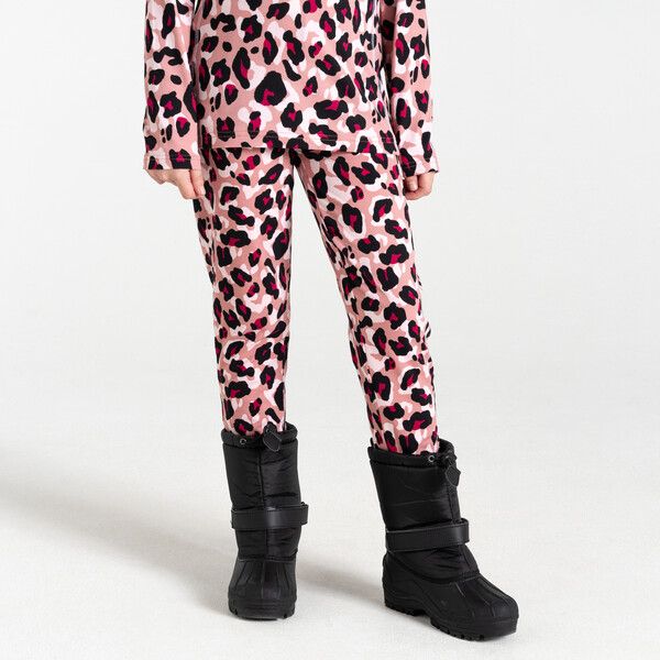 Dare 2B PowII Baselayer Dusty Rose Cheetah Print Set