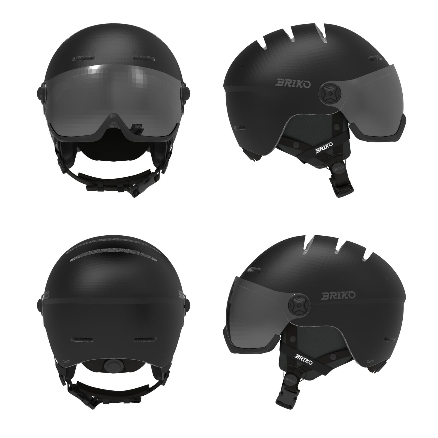 BRIKO TEIDE 2.0 VISOR Matt BLACK BRIKO TEIDE 2.0 VISOR Matt BLACK