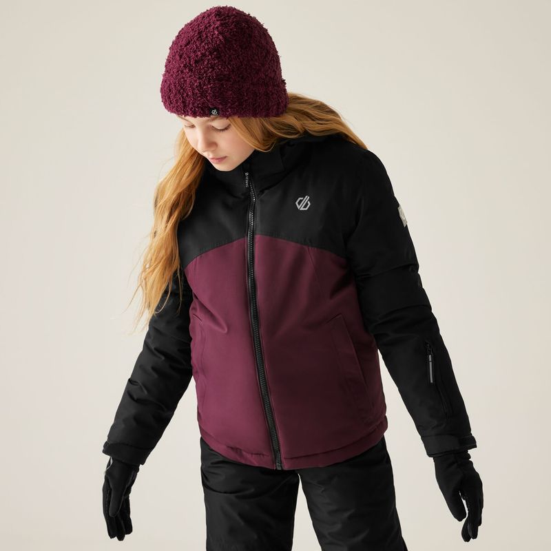 DARE2B Kids' Impose V Ski Jacket Black/Fig DARE2B Kids' Impose V Ski Jacket Black/Fig