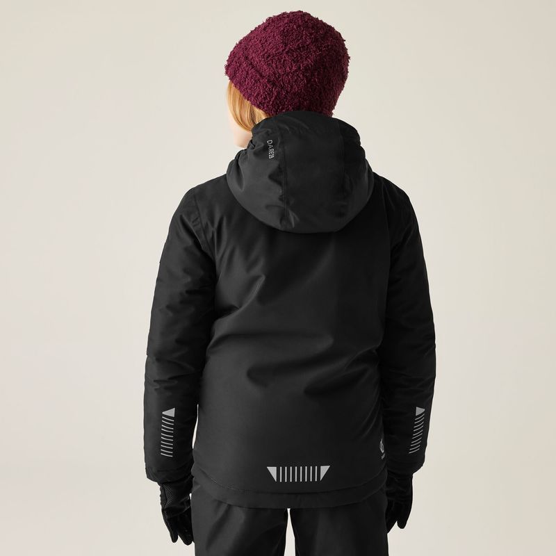 DARE2B Kids' Impose V Ski Jacket Black/Fig