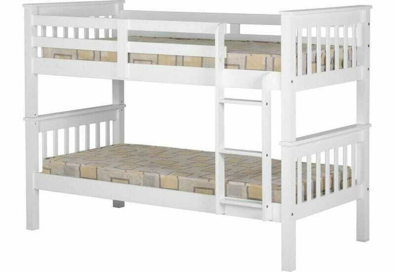 Neptune white wooden bunk