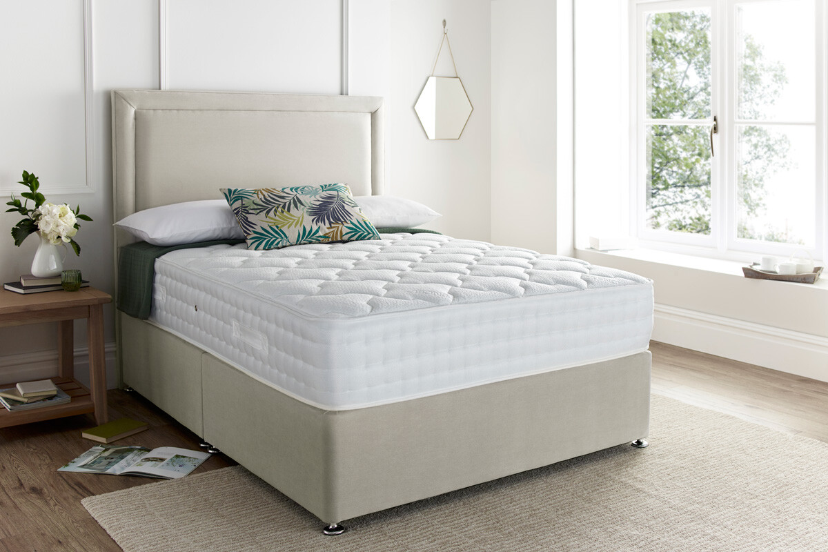 Charlie Headboard with divan base (No mattress)