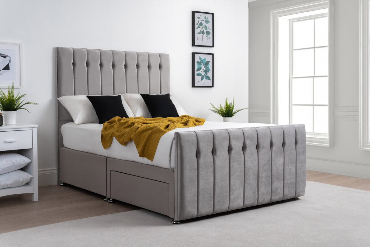 Stromness bed frame with divan base