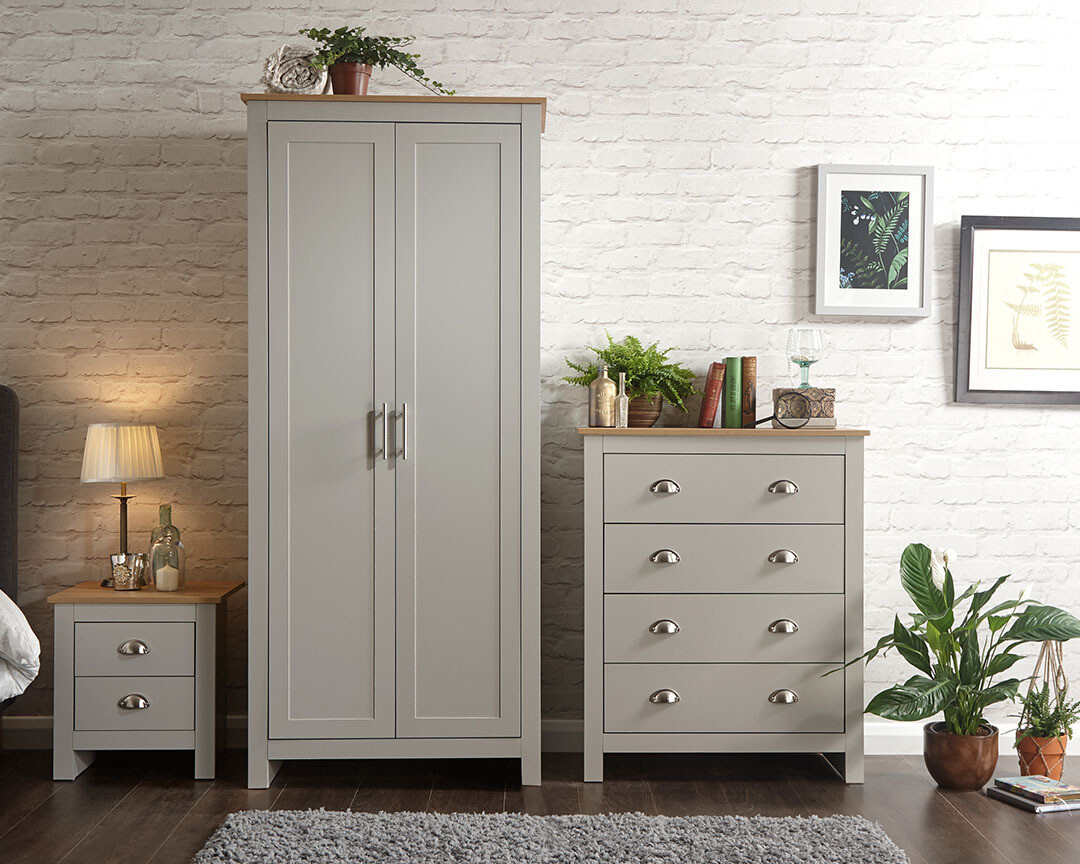 Lancaster 3 piece wardrobe set