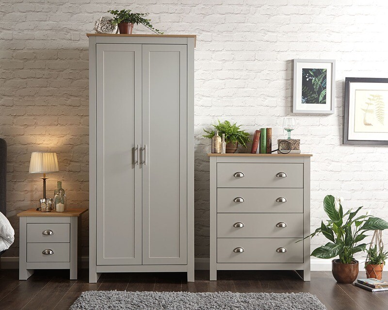 Lancaster 3 piece wardrobe set