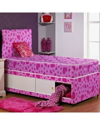 Love heart single divan