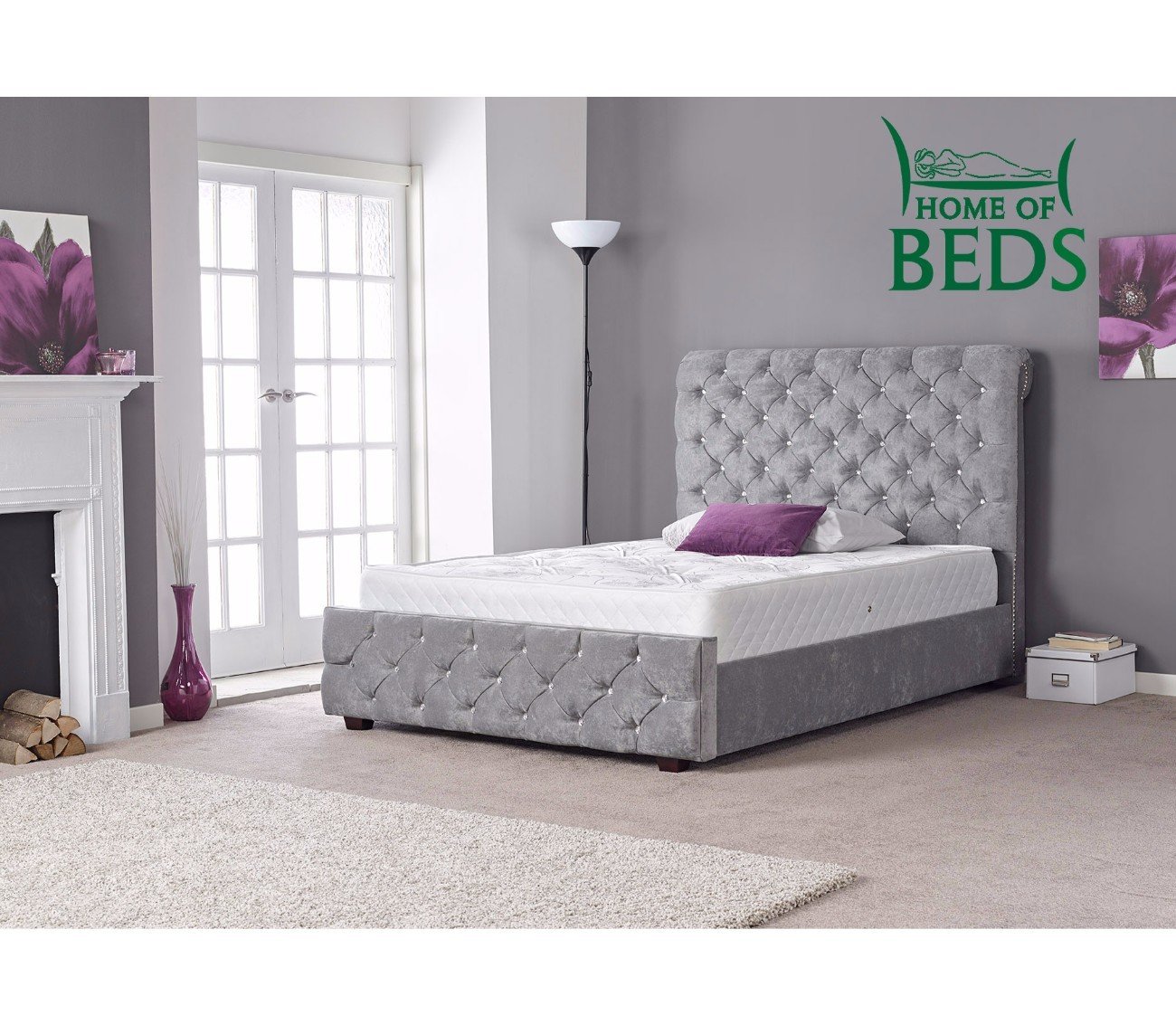 Hannah Fabric bed frame