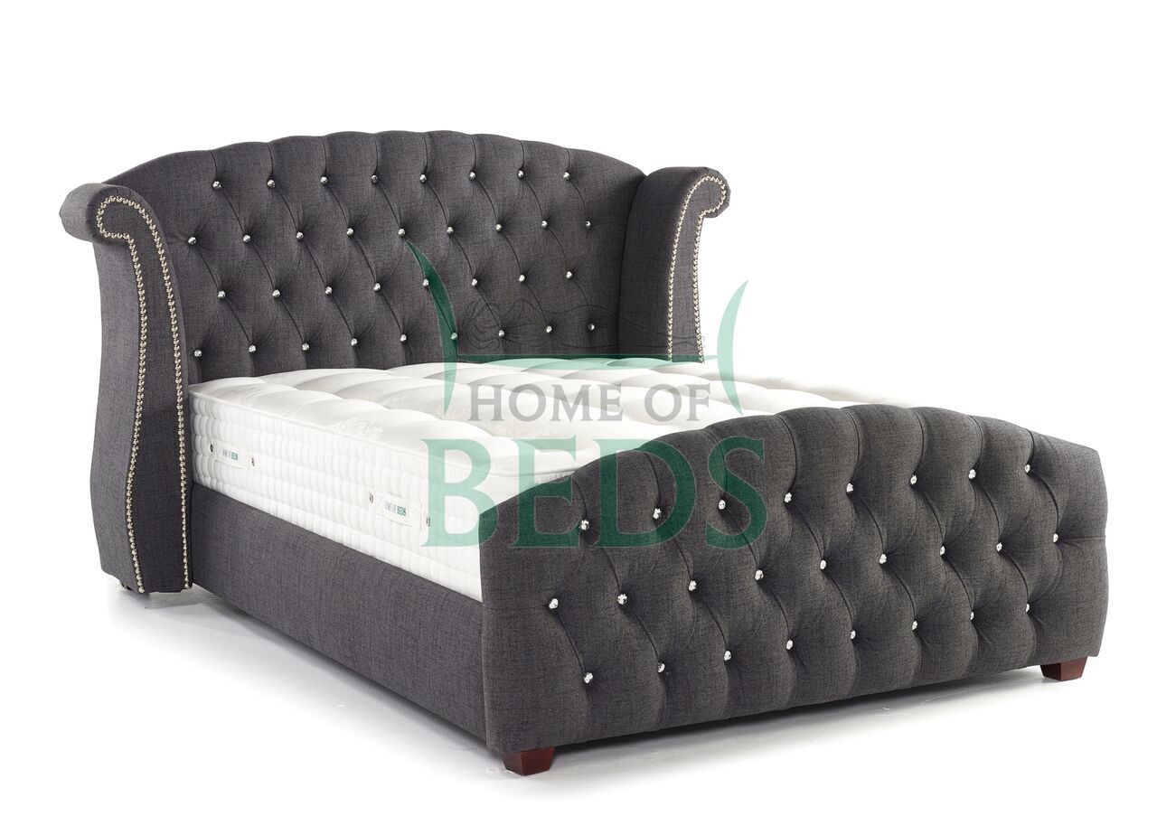 Elisha fabric bed frame
