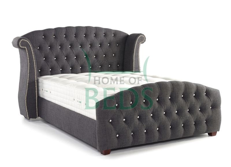 Elisha fabric bed frame