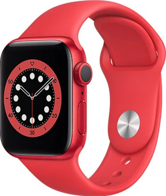 Apple Watch Series 6 (GPS) Alumiinium, punane kellarihm Apple Watch Series 6 (GPS) Alumiinium, punane kellarihm