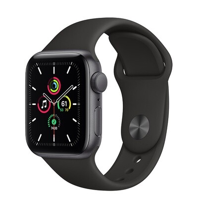 Apple Watch SE, kosmose hall alumiinium korpus, Black Apple Watch SE, kosmose hall alumiinium korpus, Black