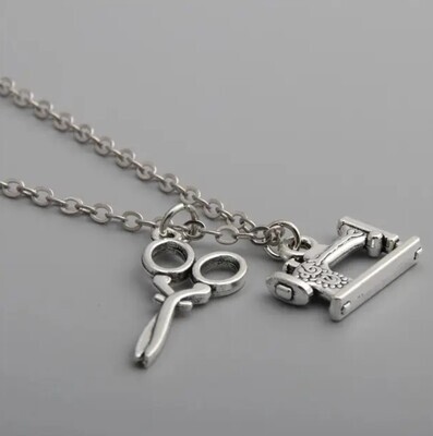 Sewing Charm Necklace