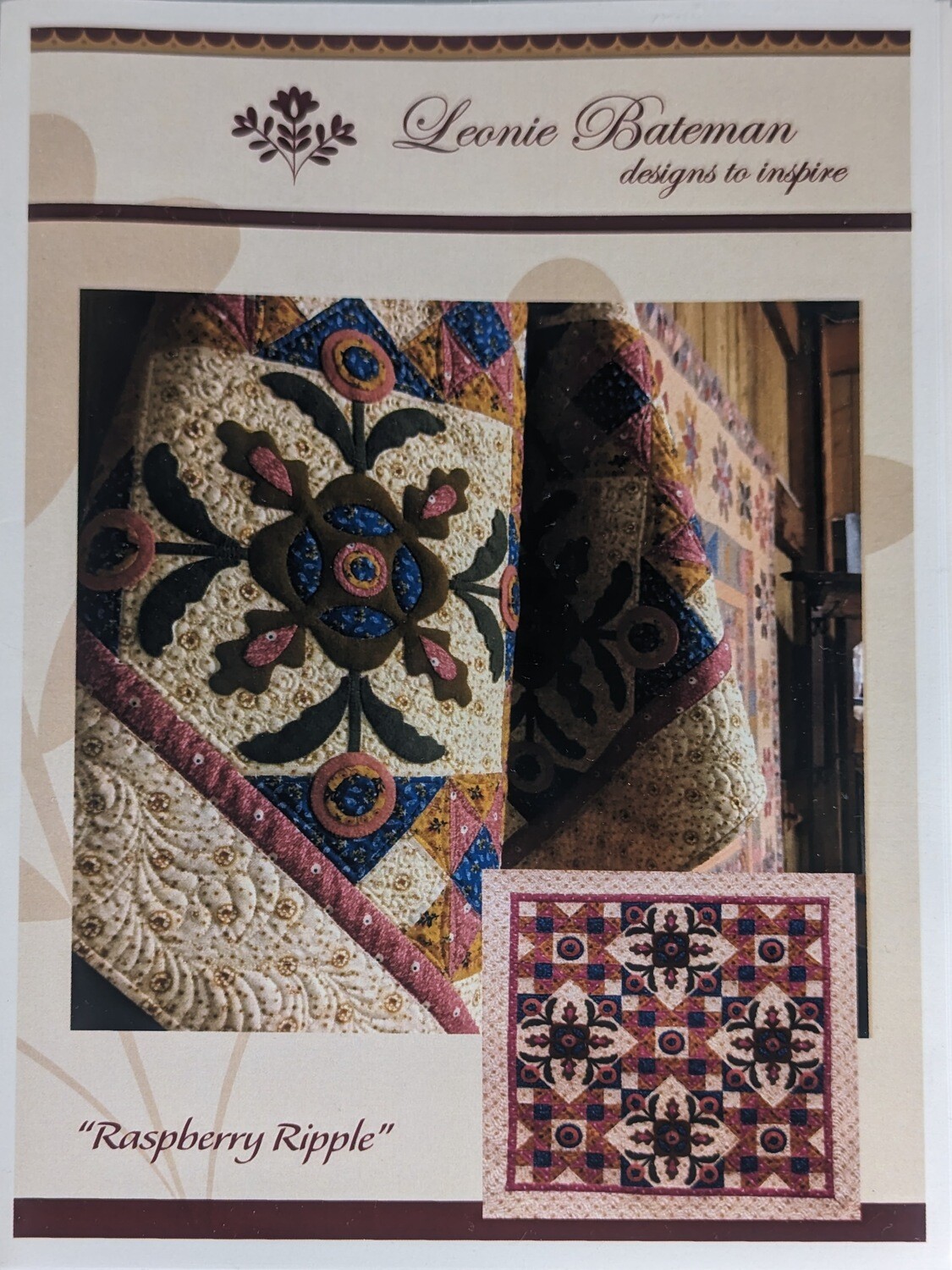 Raspberry Ripple Quilt Pattern