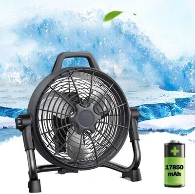 CE-918 Ventilador Recargable 12&quot; Negro