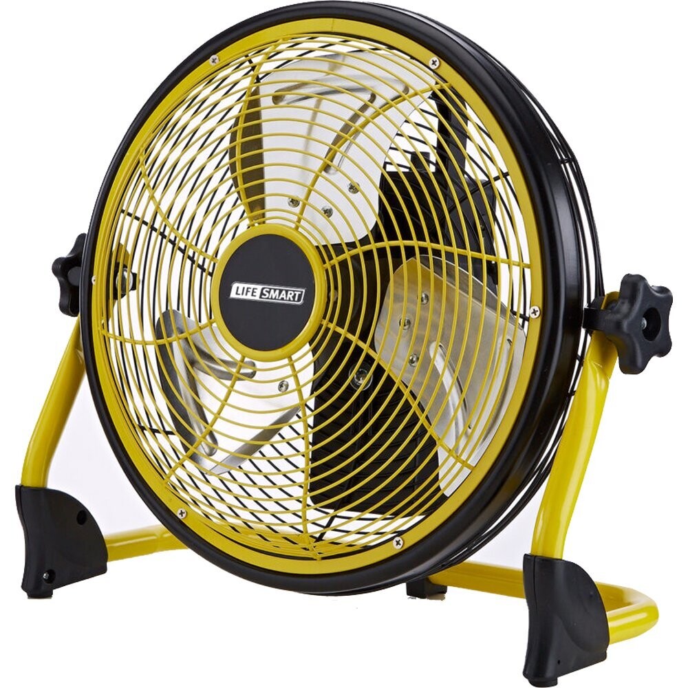 CE-920 VENTILADOR RECARGABLE LIFESMART AMARILLO 12&quot;-CARIBE