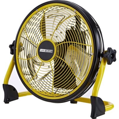 CE-920 VENTILADOR RECARGABLE LIFESMART AMARILLO 12&quot;-CARIBE