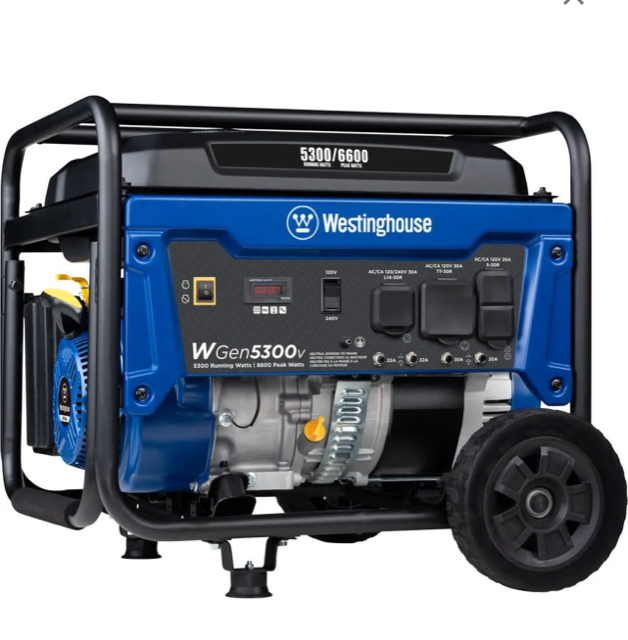 EX-4600 Planta Electrica Gasolina  Westinghouse 6600 Watt Entrega 72 Horas