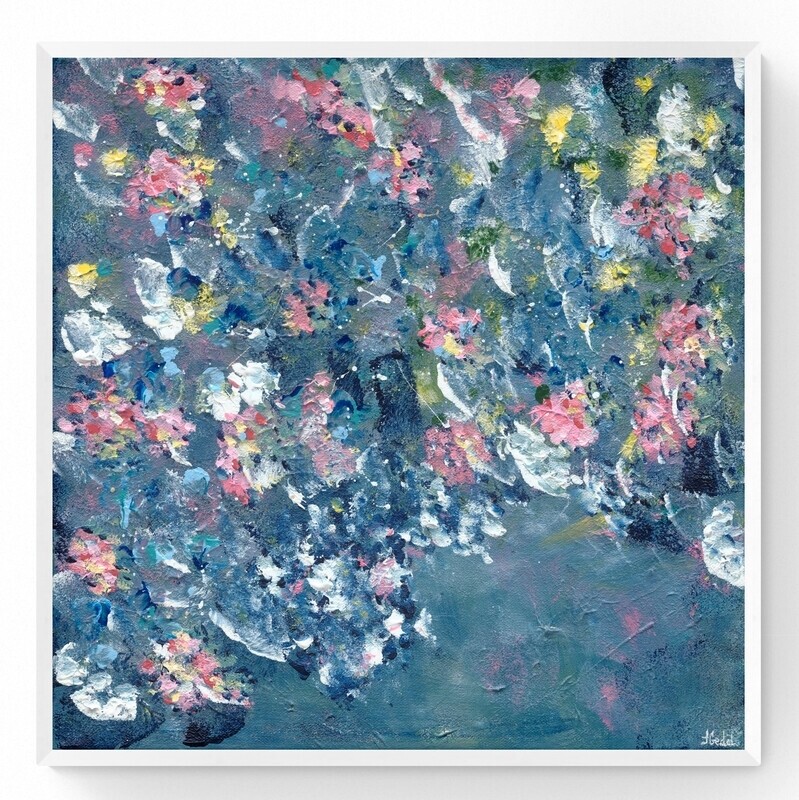 'Tranquil Blossoms' print