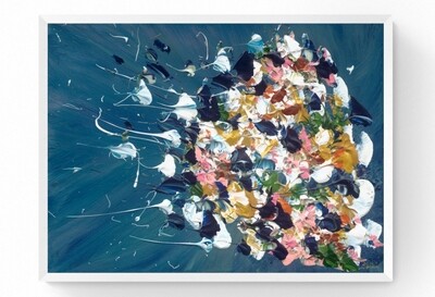 'Water Bloom' print