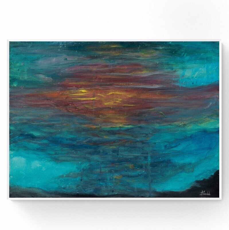 'Into the unknown' print