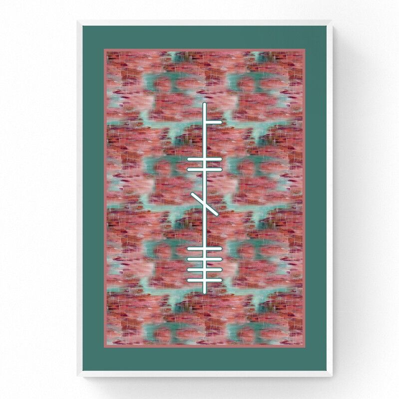 'Ogham Home' print