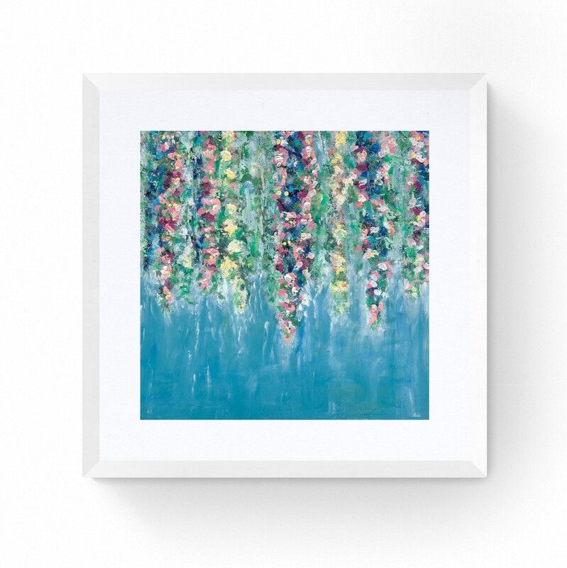 'Blooming Love' framed mounted print