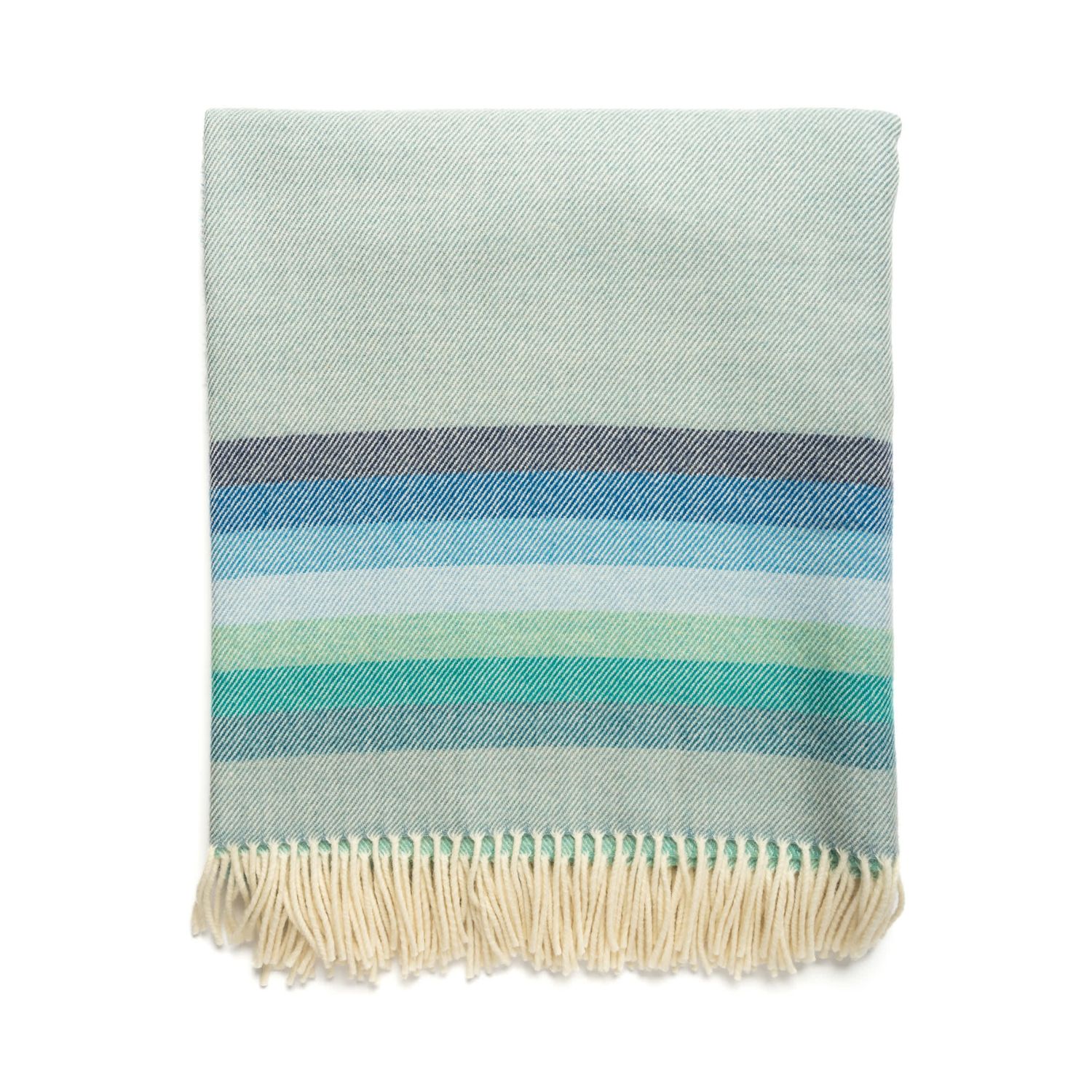 Donegal Stripes Throw 100% pure wool. Gift boxed 